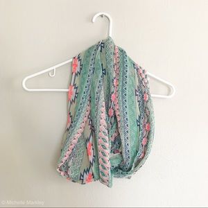 Southwest-Inspired Print Infinity Scarf